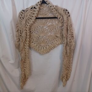 Vintage Crochet Women's Shoulder Wrap